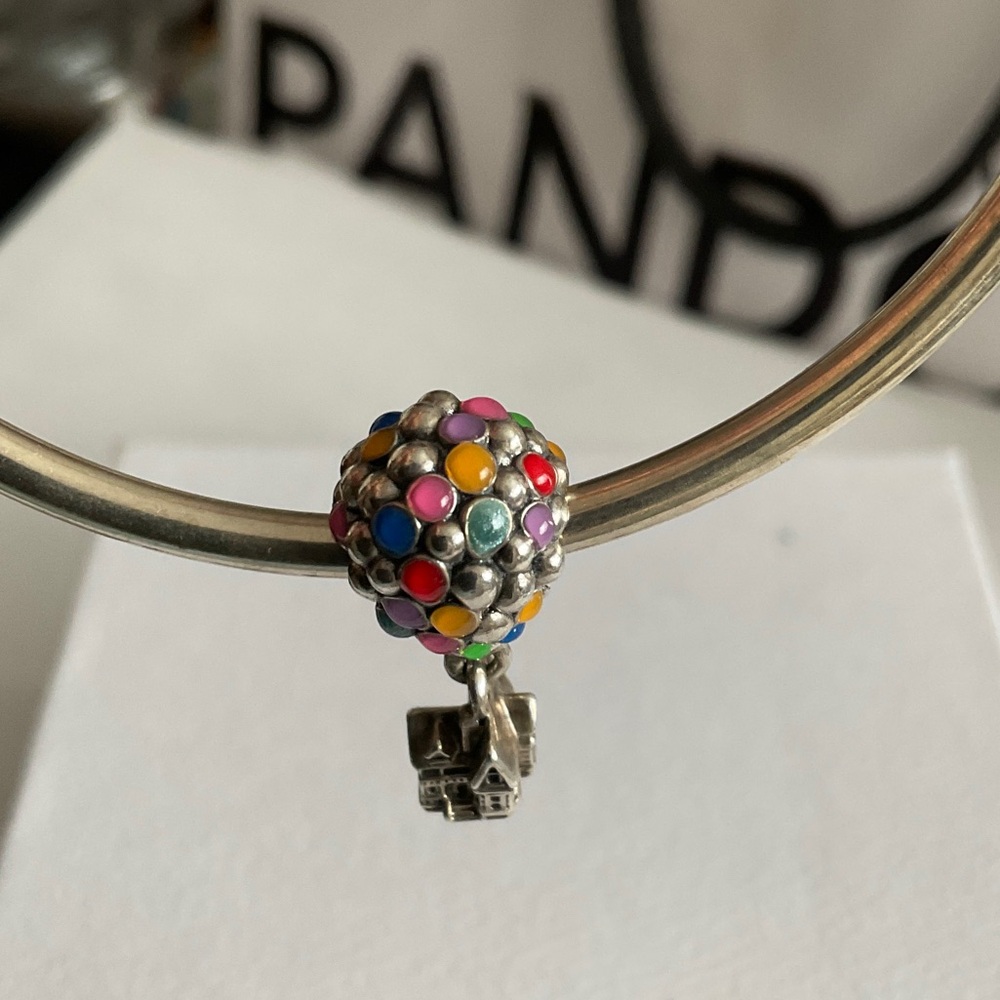 Pandora Disney Pixar Upstairs House & Balloons Charm - Picture 3 of 6
